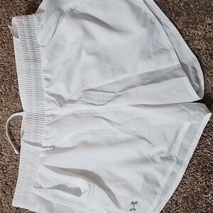 Under Armour All White Running Shorts